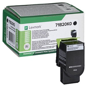 Lexmark 71B20K0 schwarz Toner Lexmark 71B20K0 schwarz Toner