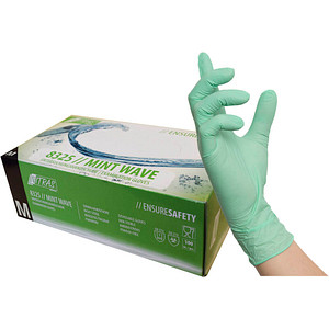 NITRAS MEDICAL unisex Einmalhandschuhe MINT WAVE grün Größe M, 100 St.