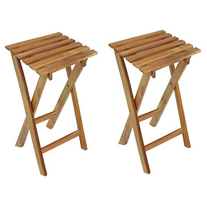 Garden Pleasure Gartenhocker YAKIMA braun, 2 St.