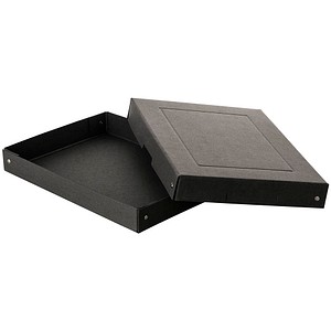 FALKEN PURE Aufbewahrungsbox 500 Blatt schwarz 24,0 x 32,0 x 4,0 cm, 1 St.