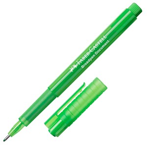 FABER-CASTELL Broadpen Document 1554 Fineliner grün 0,8 mm, 1 St.