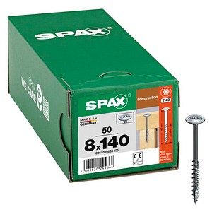 SPAX® Holzbauschrauben T40 Tellerkopf WIROX 0251010801405 8 mm x 140 mm, 50 St.