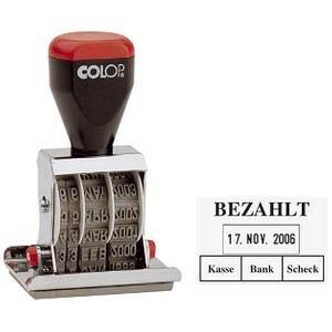 COLOP Datumstempel mit Text "Bezahlt" 04060/L2 ohne Logo, 1 St.