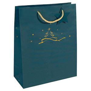 5 SIGEL Geschenktaschen Christmas tree Motiv 26,0 x 33,0 cm