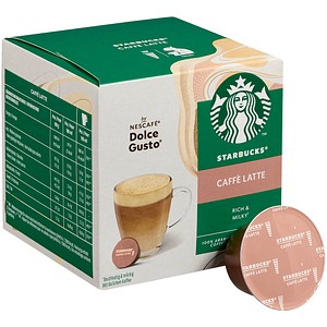 NESCAFÉ DOLCE GUSTO® STARBUCKS® Caffé Latte Rich & Milky Kaffeekapseln, mild, 12 St.