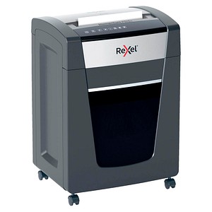 Rexel P515+ Aktenvernichter mit Partikelschnitt P-5, 2 x 15 mm, bis 15 Blatt, grau