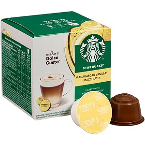 NESCAFÉ DOLCE GUSTO® STARBUCKS® Macciato Madagascar Vanilla Kaffeekapseln, mild, 6 St.