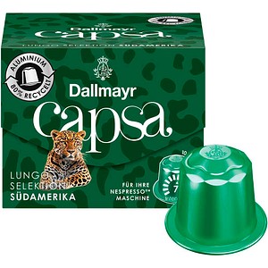 Dallmayr Capsa Lungo Selektion Südamerika Kaffeekapseln, Arabica- und Robustabohnen 10 St.