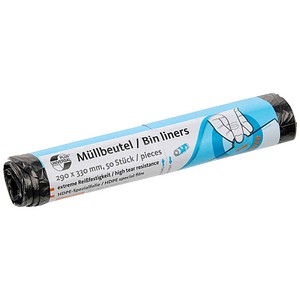 DEISS Müllbeutel UNIVERSAL PLUS® 4,0 l grau 6 µm, 50 St.