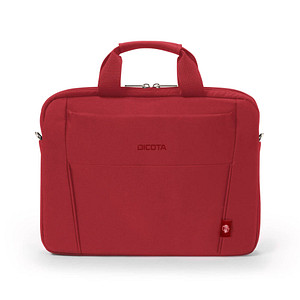 DICOTA Laptoptasche Eco Top Traveller BASE Kunstfaser rot D31306-RPET bis 35,8 cm (14,1 Zoll)
