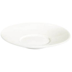 ID Fine Untertassen Transparent Pure weiß, 12 Set