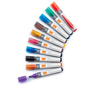 nobo Liquid Ink Whiteboard-Marker farbsortiert 3,0 mm, 10 St.