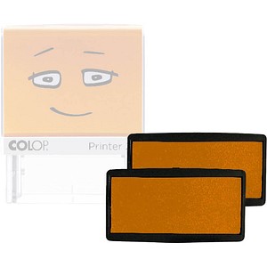 COLOP Stempelkissen Nio School orange 3,8 x 1,7 cm, 2 St.