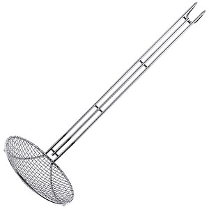 contacto Frittierlöffel Edelstahl silber, 1 St.