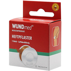 WUNDmed® Heftpflaster 02-082 beige 2,5 cm x 2,5 m, 1 St.