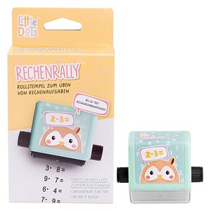 trodat Rollstempel Little Dots Rechenrally selbstfärbend ohne Logo, 1 St.