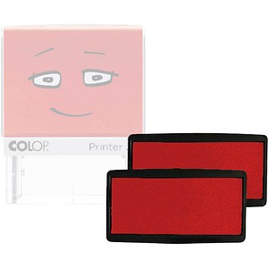 COLOP Stempelkissen Nio School brave red 3,8 x 1,7 cm, 2 St.