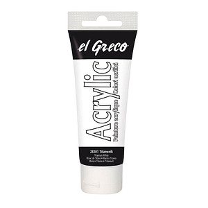 KREUL el Greco Acrylfarbe titanweiß 75,0 ml, 1 St.