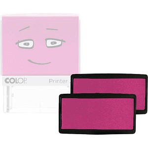 COLOP Stempelkissen Nio School pink 3,8 x 1,7 cm, 2 St.