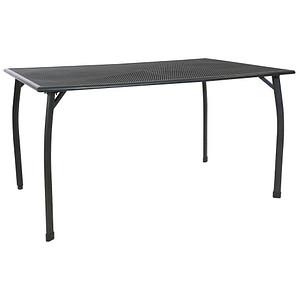 greemotion Gartentisch Toulouse grau rechteckig 140,0 x 90,0 x 74,0 cm