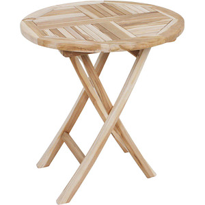Garden Pleasure Gartentisch JAVA natur rund Ø70 x Ø70 x 75,0 cm