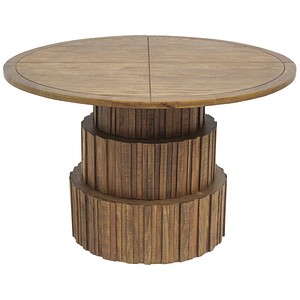 Garden Pleasure Gartentisch NADI walnuss rund 120,0 x 120,0 x 77,0 cm