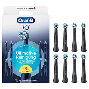Oral-B iO Ultimative Reinigung Zahnbürstenaufsätze, 8 St.