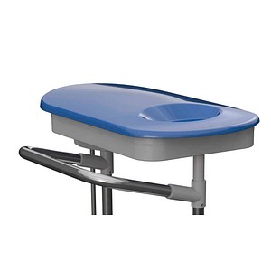 BOI Deckel für Wäschesammler blau, 1 St.