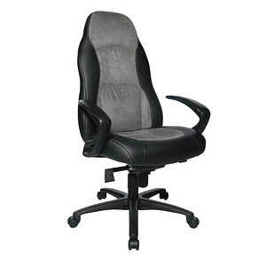 Topstar Chefsessel Speed Chair, SC20FTC3 Kunstleder grau, Gestell schwarz