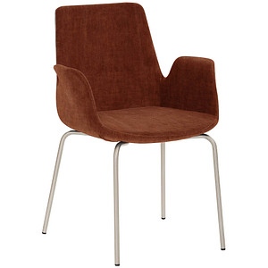 Mayer Besuchersessel myHELIOS rost chrom Stoff 58,0 x 59,0 x 87,0 cm, 1 St.