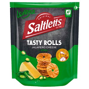 Saltletts Tasty Rolls Jalapeno & Cheese Style Chips 130,0 g