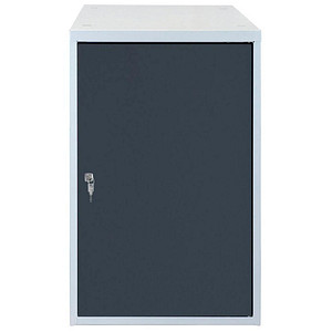 ADB Stahlschrank 41940 anthrazitgrau, lichtgrau 1 Fachboden 53,0 x 70,0 x 80,0 cm, aufgebaut, 1 St.