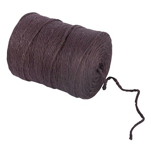 Rayher Garn Jute rauh dunkelbraun 3,5 mm x 280,0 m