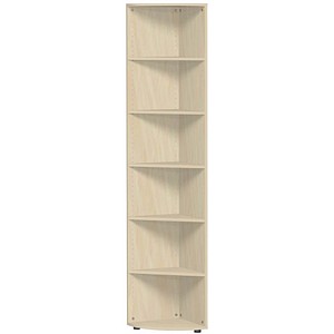 geramöbel Eckregal Flex ahorn 40,0 x 40,0 x 216,0 cm, 1 St.