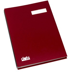 dots Unterschriftenmappe 20 Fächer rot, 1 St.