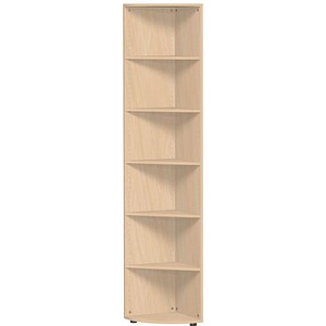 geramöbel Eckregal Flex buche 40,0 x 40,0 x 216,0 cm, 1 St.