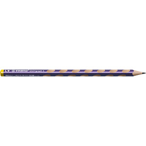 STABILO EASYgraph S Schreiblernstift Linkshänder-Bleistift HB violett-metallic, 1 St.