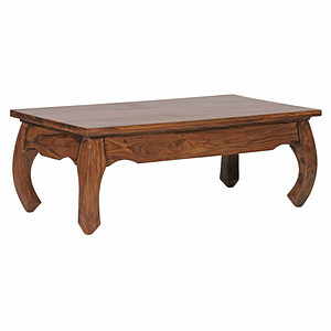 WOHNLING Couchtisch rechteckig Massivholz sheesham 110,0 x 60,0 x 40,0 cm, 1 St.