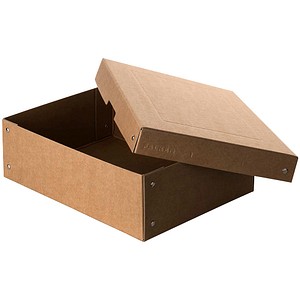 FALKEN PURE Aufbewahrungsbox 7,0 l braun 24,0 x 32,0 x 10,0 cm, 1 St.