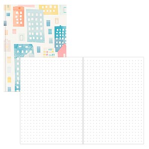 papique® Notizbuch Papique DIN A6 punktkariert, mehrfarbig Softcover 112 Seiten, 1 St.