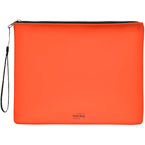 FolderSys Reißverschlussbeutel PHAT BAG DIN A5 orange/schwarz 1,2 mm, 1 St.