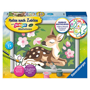 Ravensburger Malen-nach-Zahlen Kleines Reh mehrfarbig