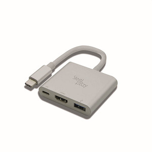 Steelplay JVASWI00027  USB C Multiport Adapter, 1 St.