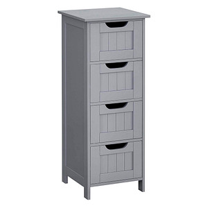VASAGLE Badschrank grau 30,0 x 28,5 x 82,0 cm