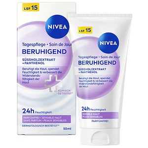 NIVEA 24h FEUCHTIGKEIT LFS 15 BERUHIGENDE Gesichtscreme 50,0 ml