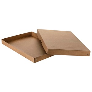 FALKEN PURE Aufbewahrungsbox 500 Blatt braun 32,0 x 44,0 x 4,0 cm, 1 St.