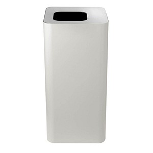 TKG Pure Mülleimer 100,0 l weiß, silber, 1 St.
