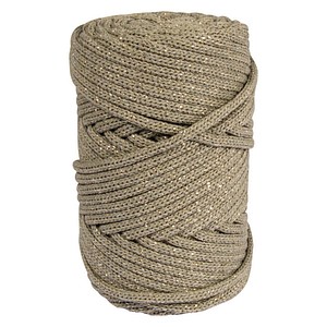Rayher Garn Braidy Recycling strukturiert schilf 4,0 mm x ca. 58,0 m