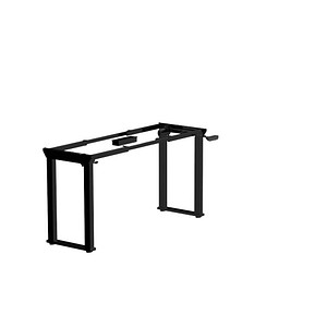 FlexiSpot E2Q elektrisch höhenverstellbares Schreibtischgestell schwarz ohne Tischplatte, Kufen-Gestell schwarz 99,0 - 157,0 x 64,6 cm