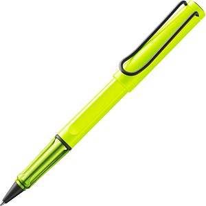 LAMY safari Tintenroller neongelb, Schreibfarbe: blau, 1 St.